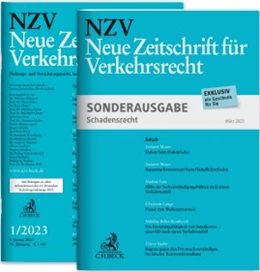 Abbildung von NZV Sonderausgabe »Schadensrecht« und NZV Schwerpunktheft 1/2023 »61. Deutscher Verkehrsgerichtstag« | | 2023 | beck-shop.de