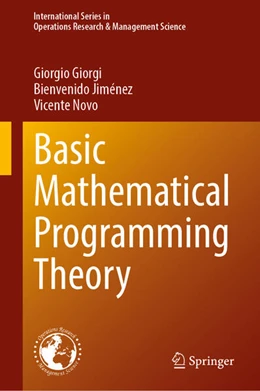 Abbildung von Giorgi / Jiménez | Basic Mathematical Programming Theory | 1. Auflage | 2023 | beck-shop.de
