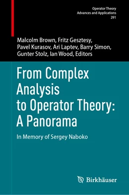 Abbildung von Brown / Gesztesy | From Complex Analysis to Operator Theory: A Panorama | 1. Auflage | 2023 | 291 | beck-shop.de