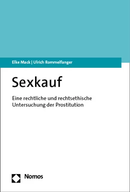 Abbildung von Mack / Rommelfanger | Sexkauf | 1. Auflage | 2023 | beck-shop.de