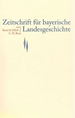 Abbildung von Zeitschrift für bayerische Landesgeschichte Band 86 Heft 1/2023 | 1. Auflage | 2023 | beck-shop.de