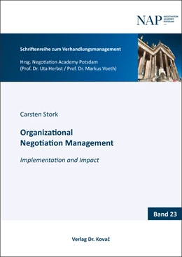 Abbildung von Stork | Organizational Negotiation Management | 1. Auflage | 2023 | 23 | beck-shop.de