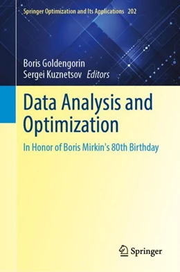 Abbildung von Goldengorin / Kuznetsov | Data Analysis and Optimization | 1. Auflage | 2023 | 202 | beck-shop.de