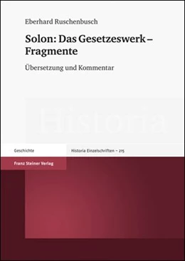 Abbildung von (?) / Bringmann | Solon: Das Gesetzeswerk - Fragmente | 2. Auflage | 2014 | beck-shop.de