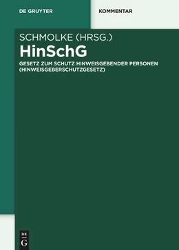 Abbildung von Chatziathanasiou / Schmolke | HinSchG | 1. Auflage | 2024 | beck-shop.de