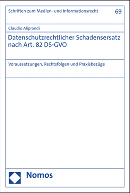 Abbildung von Aliprandi | Datenschutzrechtlicher Schadensersatz nach Art. 82 DS-GVO | 1. Auflage | 2023 | 69 | beck-shop.de