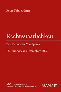 Abbildung von Fritz | Rechtsstaatlichkeit - Der Mensch im Mittelpunkt | 1. Auflage | 2023 | 70 | beck-shop.de