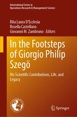 Abbildung von D'Ecclesia / Castellano | In the Footsteps of Giorgio Philip Szegö | 1. Auflage | 2023 | 346 | beck-shop.de