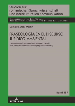 Abbildung von Hourani-Martín | Fraseología en el discurso jurídico-ambiental | 1. Auflage | 2023 | beck-shop.de