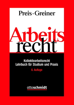 Abbildung von Preis / Greiner | Arbeitsrecht | 6. Auflage | 2023 | beck-shop.de