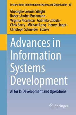 Abbildung von Silaghi / Buchmann | Advances in Information Systems Development | 1. Auflage | 2023 | 63 | beck-shop.de