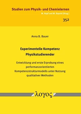 Abbildung von Bauer | Experimentelle Kompetenz Physikstudierender | 1. Auflage | 2023 | 352 | beck-shop.de