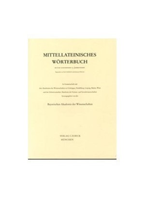 Cover: , Mittellateinisches Wörterbuch  54. Lieferung (scissura - semifer)