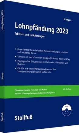 Abbildung von Lohnpfändung 2023 | 40. Auflage | 2023 | beck-shop.de