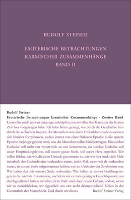 Abbildung von Steiner / Rudolf Steiner Nachlassverwaltung | Esoterische Betrachtungen karmischer Zusammenhänge | 7. Auflage | 2024 | beck-shop.de