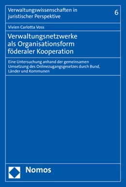 Abbildung von Voss | Verwaltungsnetzwerke als Organisationsform föderaler Kooperation | 1. Auflage | 2023 | beck-shop.de