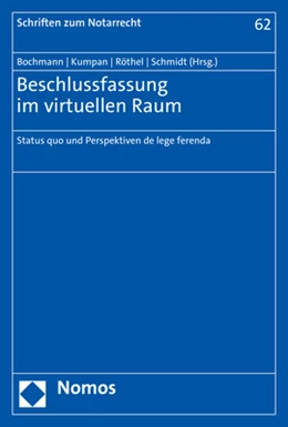 Abbildung von Bochmann / Kumpan | Beschlussfassung im virtuellen Raum | 1. Auflage | 2023 | beck-shop.de