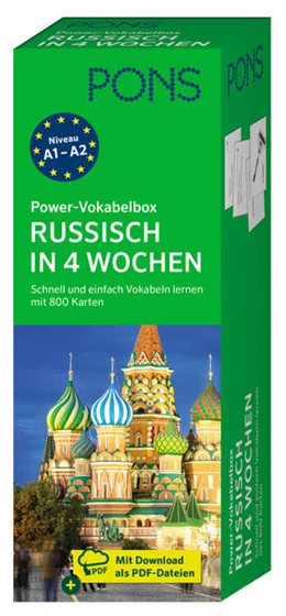 Abbildung von PONS Power-Vokabelbox Russisch in 4 Wochen | 1. Auflage | 2023 | beck-shop.de