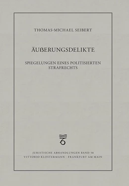 Abbildung von Seibert | Äußerungsdelikte | 1. Auflage | 2023 | 58 | beck-shop.de