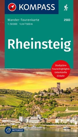 Abbildung von KOMPASS Wander-Tourenkarte Rheinsteig 1:50.000 | 1. Auflage | 2023 | beck-shop.de