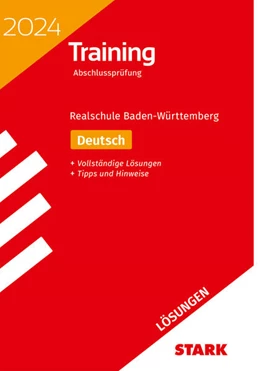 Abbildung von Engel / Wagner | STARK Lösungen zu Training Abschlussprüfung Realschule 2024 - Deutsch - BaWü | 18. Auflage | 2023 | beck-shop.de