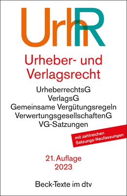 Abbildung von Urheber- und Verlagsrecht: UrhR | 21. Auflage | 2023 | 5538 | beck-shop.de