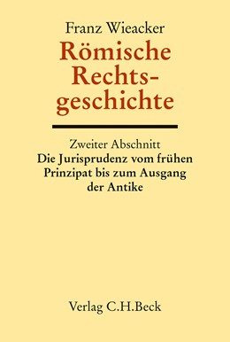 Cover: Wieacker, Franz, Römische Rechtsgeschichte