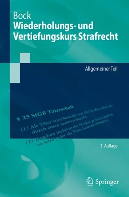 Abbildung von Bock | Wiederholungs- und Vertiefungskurs Strafrecht | 3. Auflage | 2023 | beck-shop.de