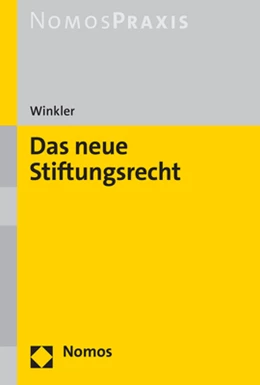 Abbildung von Winkler | Das neue Stiftungsrecht | 1. Auflage | 2024 | beck-shop.de