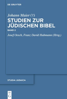Abbildung von Maier / Hubmann | Studien zur jüdischen Bibel 02 | 1. Auflage | 2024 | beck-shop.de