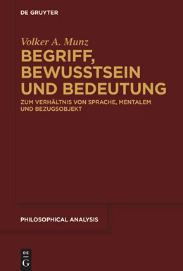 Abbildung von Munz | Begriff, Bewusstsein und Bedeutung | 1. Auflage | 2023 | beck-shop.de