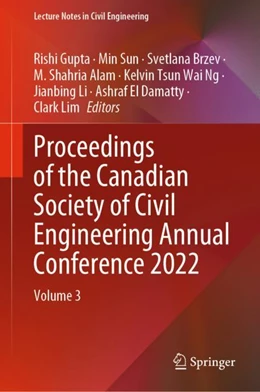 Abbildung von Gupta / Sun | Proceedings of the Canadian Society of Civil Engineering Annual Conference 2022 | 1. Auflage | 2024 | 359 | beck-shop.de
