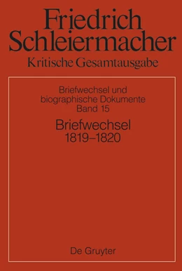Abbildung von Gerber / Schmidt | Briefwechsel 1819–1820 | 1. Auflage | 2023 | beck-shop.de