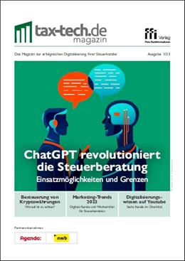Abbildung von tax-tech.de - magazin • Ausgabe 1/2023 | | 2023 | beck-shop.de