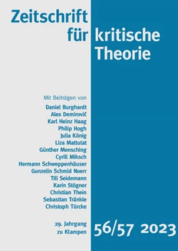 Abbildung von Burghardt / Kramer | Zeitschrift für kritische Theorie / Zeitschrift für kritische Theorie, Heft 56/57 | 1. Auflage | 2024 | beck-shop.de