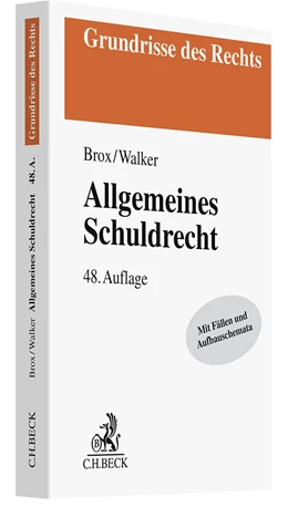 Abbildung von Brox / Walker | Allgemeines Schuldrecht | 48. Auflage | 2024 | beck-shop.de