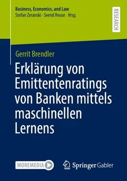 Abbildung von Brendler | Erklärung von Emittentenratings von Banken mittels maschinellen Lernens | 1. Auflage | 2023 | beck-shop.de