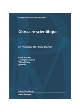 Abbildung von Matthey / Dupont | Glossaire scientifique | 1. Auflage | 2023 | beck-shop.de