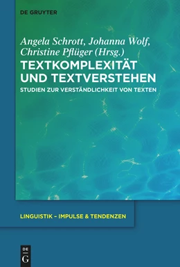 Abbildung von Schrott / Wolf | Textkomplexität und Textverstehen | 1. Auflage | 2023 | beck-shop.de