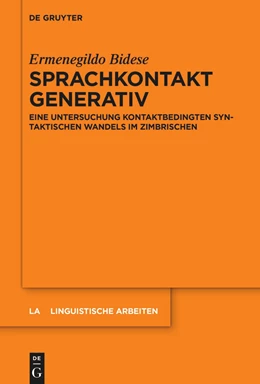 Abbildung von Bidese | Sprachkontakt generativ | 1. Auflage | 2023 | beck-shop.de