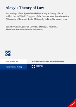 Abbildung von De Oliveira / Paulson | Alexy's Theory of Law | 1. Auflage | 2015 | beck-shop.de
