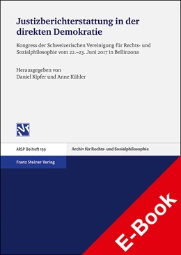 Abbildung von Kipfer / Kühler | Justizberichterstattung in der direkten Demokratie | 1. Auflage | 2019 | beck-shop.de