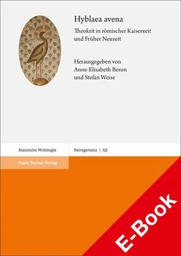 Abbildung von Beron / Weise | Hyblaea avena | 1. Auflage | 2020 | beck-shop.de