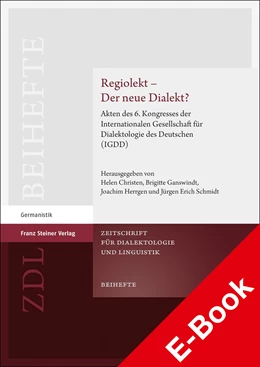 Abbildung von Christen / Ganswindt | Regiolekt - Der neue Dialekt? | 1. Auflage | 2021 | beck-shop.de