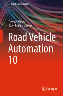 Abbildung von Meyer / Beiker | Road Vehicle Automation 10 | 1. Auflage | 2023 | beck-shop.de