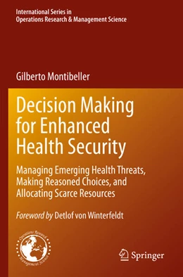 Abbildung von Montibeller | Decision Making for Enhanced Health Security | 1. Auflage | 2023 | 328 | beck-shop.de