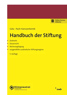 Abbildung von Götz / Pach-Hanssenheimb | Handbuch der Stiftung | 5. Auflage | 2023 | beck-shop.de
