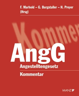 Abbildung von Auer-Mayer / Burgstaller | Kommentar zum Angestelltengesetz AngG | 1. Auflage | 2023 | beck-shop.de