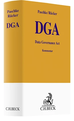Abbildung von Paschke / Rücker | Data Governance Act: DGA | 1. Auflage | 2024 | beck-shop.de