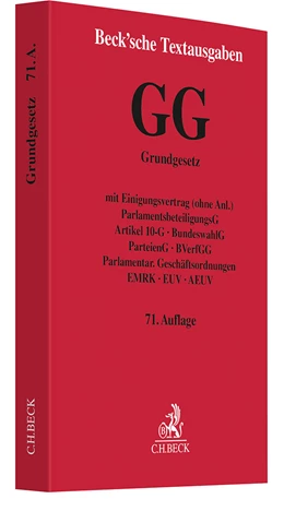 Abbildung von Grundgesetz für die Bundesrepublik Deutschland: GG | 71. Auflage | 2023 | beck-shop.de